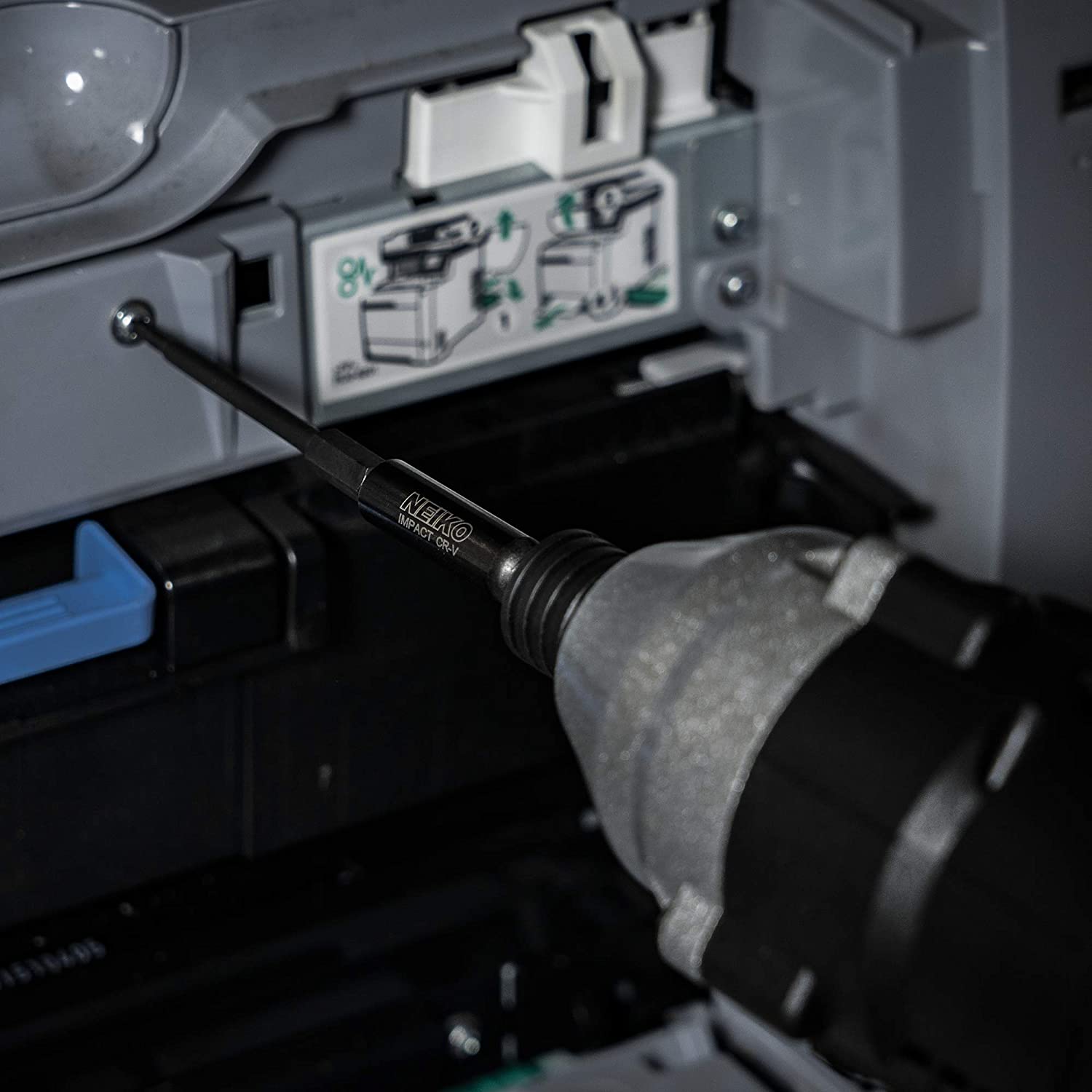 Magnetic Bit Holder Set — CrV Steel, 1/4" Hex, 3 Lengths (3-Piece)