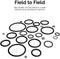 NEIKO 407 Rubber O-Ring Assortment Kit, Buna-N Gasket Sealing Rings and Replacement O-Rings, 32 SAE Sizes, 407-Piece Kit