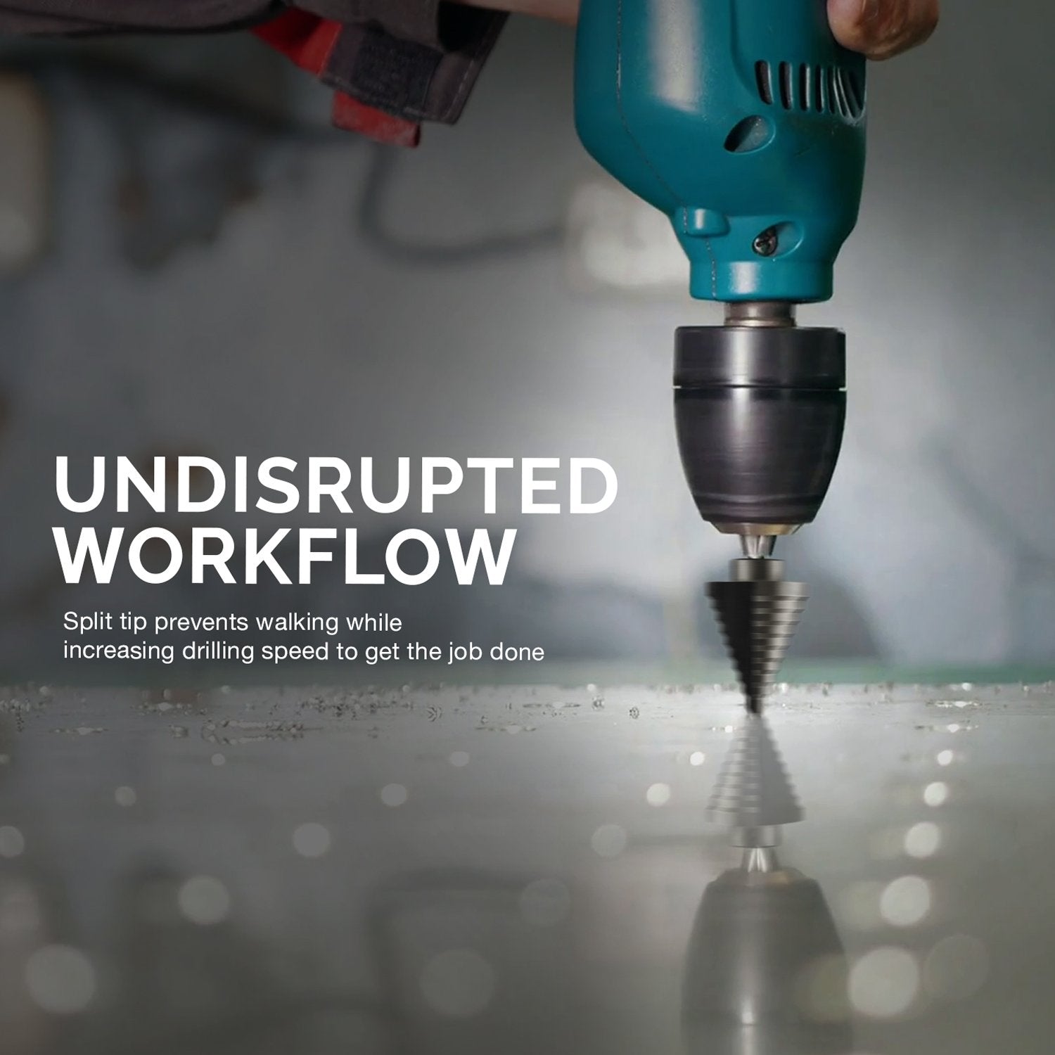 Metric Titanium Step Drill Bit Set — HSS, 4–35 mm (5-Piece)