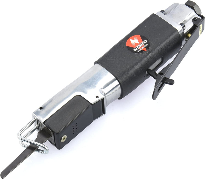 NEIKO 30065A 1/4" Air Saber Body Saw | 10,000 RPM | 2 Blades for Cutting Aluminum, Plastic, Fiberglass, and Sheet Metal | ¼” NPT Air Inlet | 90 PSI | 6 CFM | Pneumatic Tool