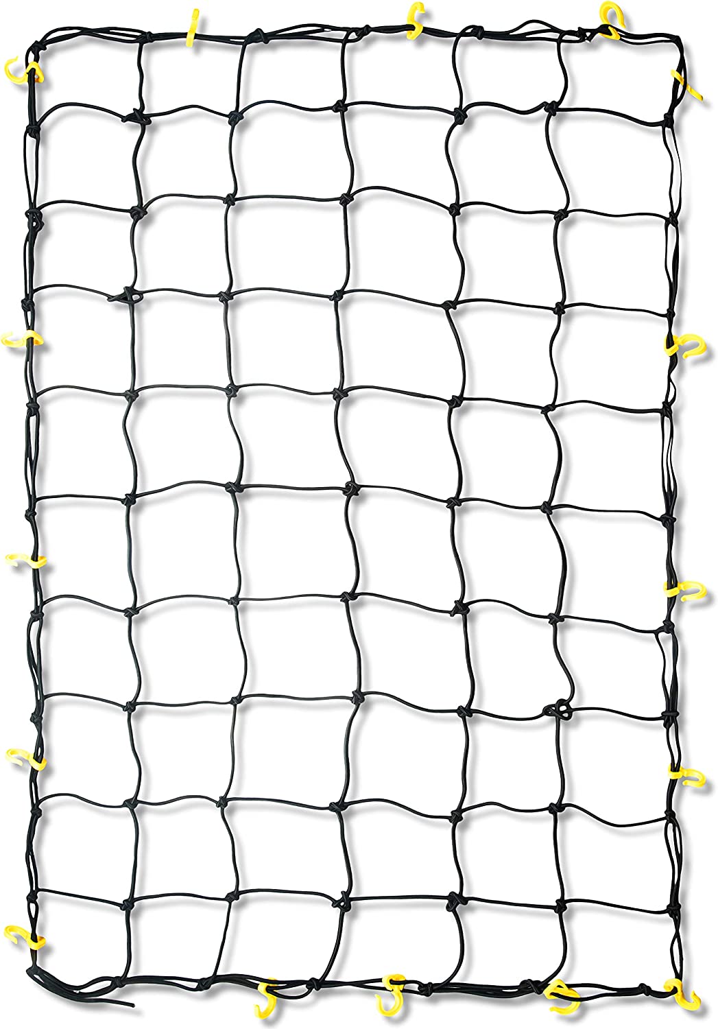 Adjustable Cargo Net, 3’ x 5’, 36’ x 60’, Bungee Net, 16 Sturdy Nylon Hooks