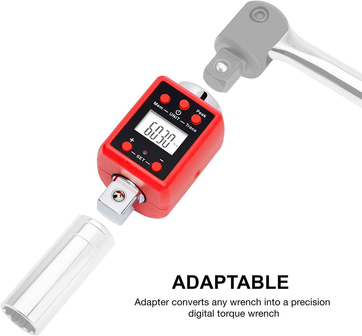 3/4”-Inch Digital Torque Adapter, 150-750 ft-lb