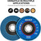 NEIKO 11146A Premium Zirconia Flap Disc | 4.5" x 7/8-Inch, 120 Grit, Flat Type
