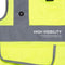 NEIKO 53996A Reflective Safety Vest with Pockets and Zipper | XX-Large Size | High Visibility Strips on Neon Yellow | For Emergency, Construction and Safety Use
