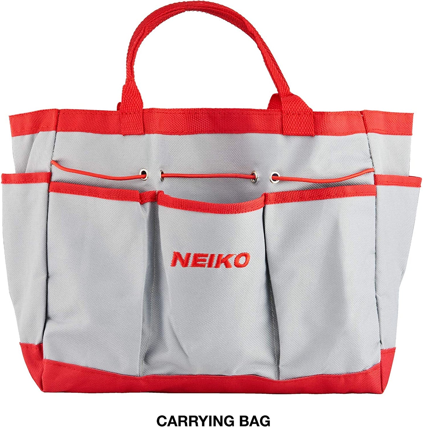 NEIKO 61090A 8 Pc Garden Tool Set, Heavy Duty Gardening Tool Set for Home Garden Planting, Includes Gardening Tool Set Bag for Gardening, Hand Gardening Tools for Women and Men, Gardening Tool Kit