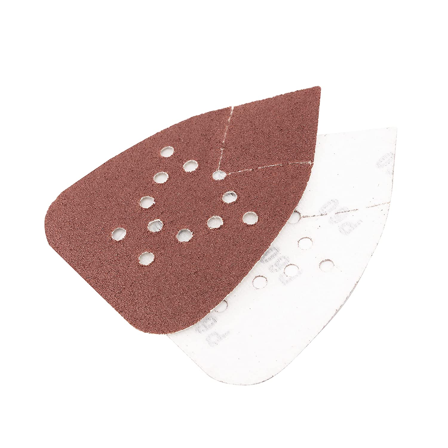 Hook & Loop Mouse Sandpaper Assortment 60, 80, 120, 150 (50-Piece)