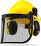 NEIKO 53880A Forestry Helmet for Safety with Shield and Earmuffs, Chainsaw Helmet with Face Shield, Hard Hat Safety Gear Equipment, Protective Face Shield and Mesh Shield for Face Protection