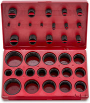 Rubber O-Ring Assortment Kit — Buna-N NBR, 32 SAE Sizes (407-Piece)