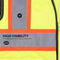 Neiko 53992A High Visibility Safety Vest with 3 Pockets and Zipper, Neon Yellow | Size XX-Large
