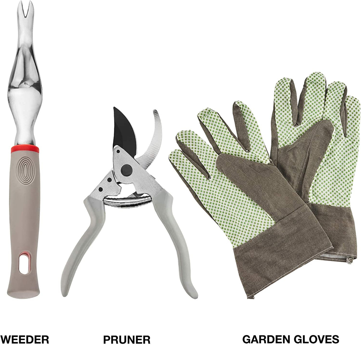 NEIKO 61090A 8 Pc Garden Tool Set, Heavy Duty Gardening Tool Set for Home Garden Planting, Includes Gardening Tool Set Bag for Gardening, Hand Gardening Tools for Women and Men, Gardening Tool Kit