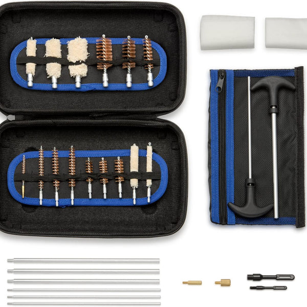HILTEX 61087 Universal Hand Gun Cleaning Kit, 103 Piece, Storage