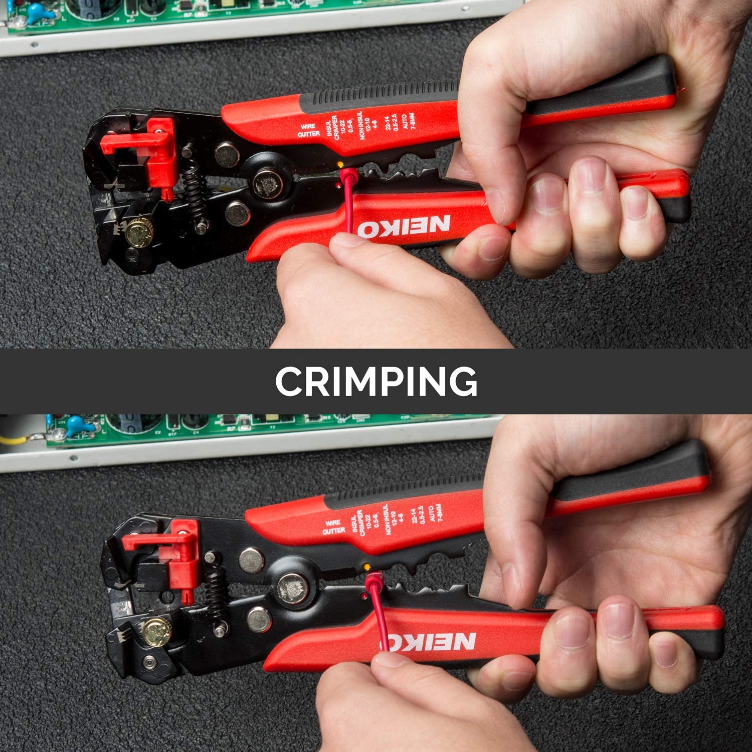 3-in-1 Automatic Wire Stripper, Cutter, & Crimping Tool