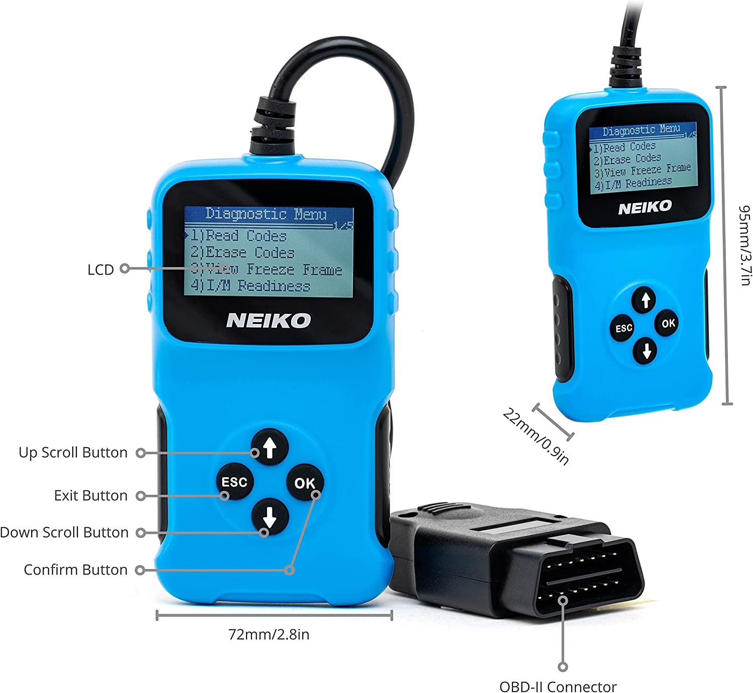 Car OBD2 Scanner — Plug-and-Play Diagnostic Code Reader