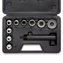 NEIKO 02614A Interchangeable Large Hollow Hole Punch Set | 10 Piece | Heavy Duty | Includes Tool Carrying Case