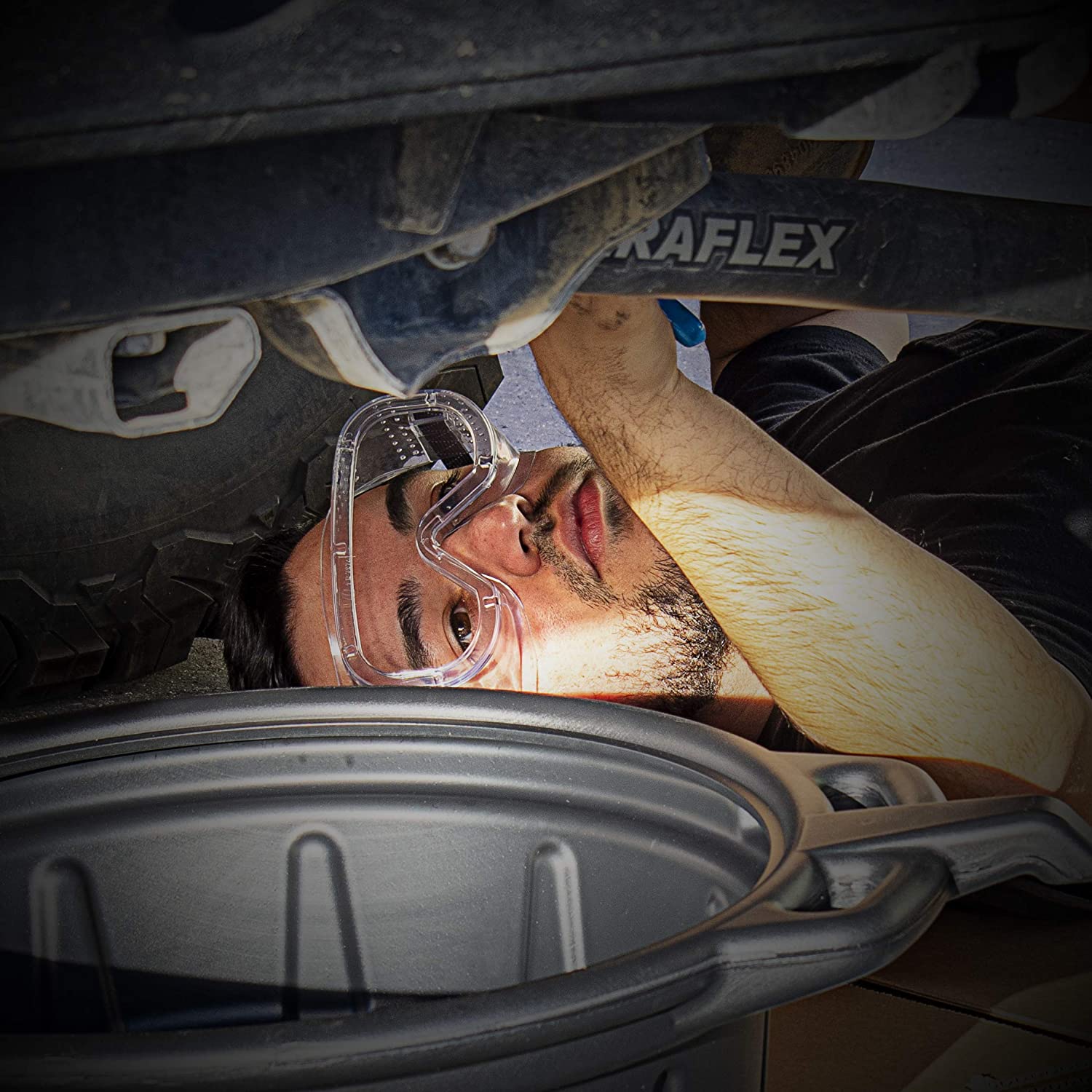 Clear Protective Safety Goggles — ANSI Z87.1, Anti-Dust, Anti-Splash