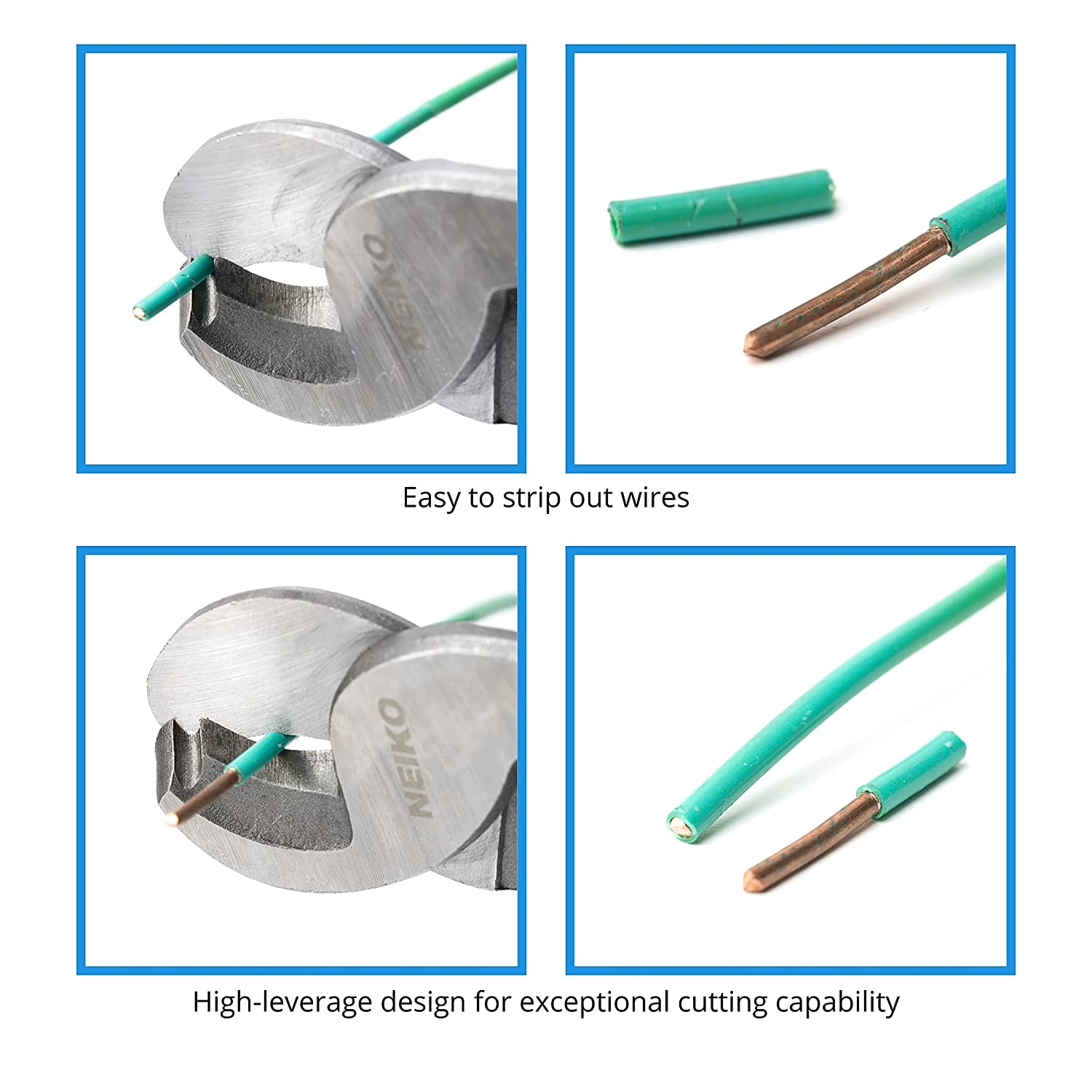 Lug Crimping Plier & Cable Cutter Set, Battery Cable Crimping Tool, 8-0 AWG, 6mm - 50mm