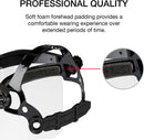 NEIKO 53819A Safety Face Shield with Clear Polycarbonate Visor | Adjustable Head Straps | Full UV Protection for Outdoor Work