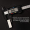 NEIKO 01417A 6” Digital Caliper, 6 Inch or 150 MM Max Measurement, Plastic, Electronic Digital Caliper with Extra Large LCD Screen, Vernier Calipers Measuring Tool, Inch and Metric Measurements