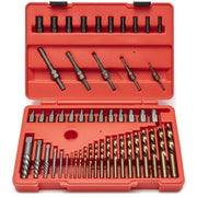 Master Screw Extractor & Bolt Remover Set — Multi-Spline, HSS Drill Bits (55-Piece)