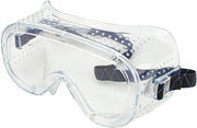 Clear Protective Safety Goggles — ANSI Z87.1, Anti-Dust, Anti-Splash