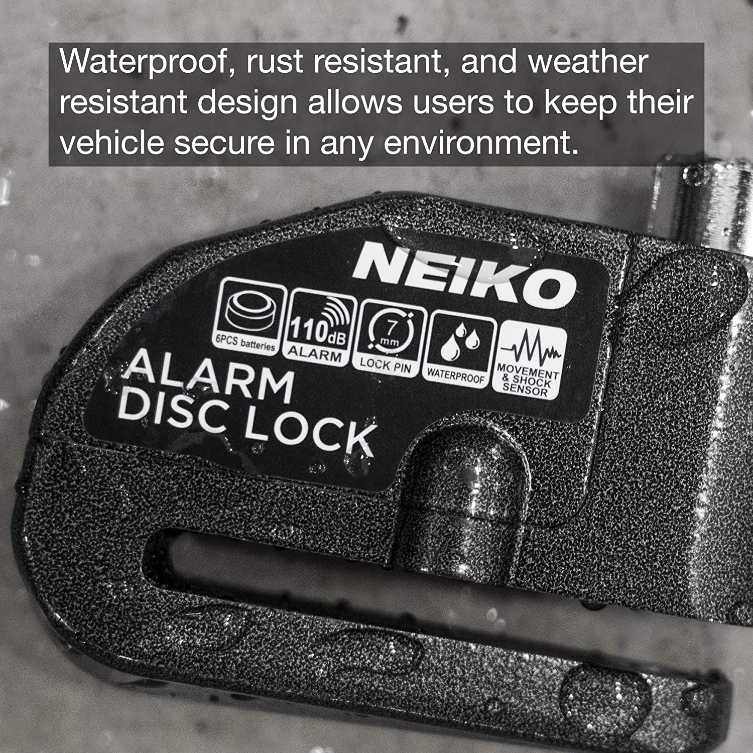 NEIKO Motorcycle Locks Anti Theft with Alarm, Motorcycle  – NEIKO®