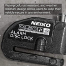 NEIKO 52908A Motorcycle Locks Anti Theft with Alarm, Motorcycle Disc Lock with Alarm, Disk Lock Anti-Theft Motion Sensor, Security Lock Brake, Universal Alarm Lock for Motorcycles, Bicycles & More