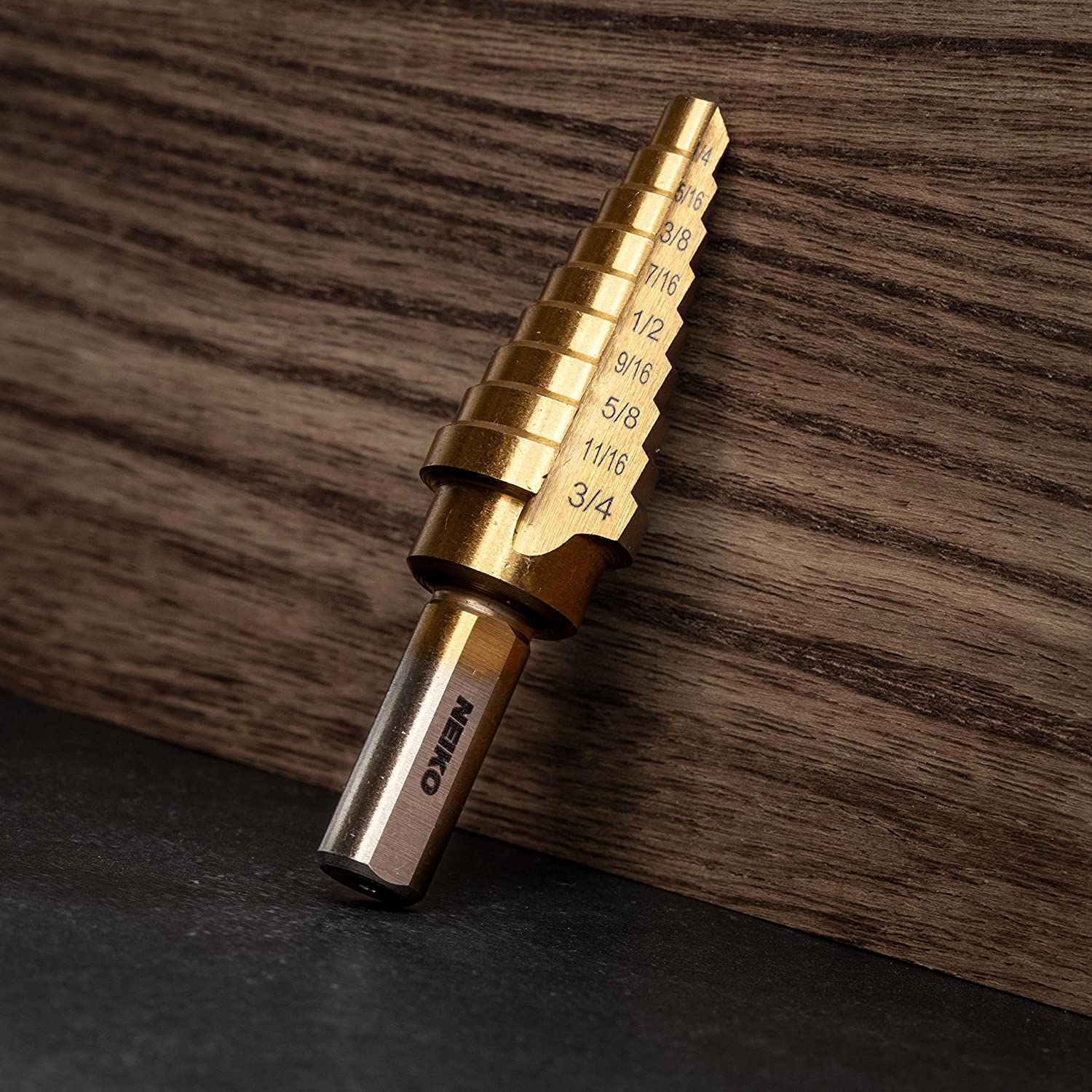 Titanium Step Drill Bit, High-Speed Alloy-Steel Bit, Hole Expander for Wood & Metal