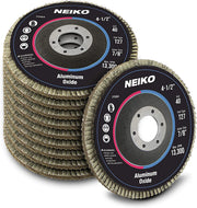 Aluminum Oxide Flap Disc — 4-1/2", 40 Grit, Flat Type 27, 13,300 RPM (10-Pack)