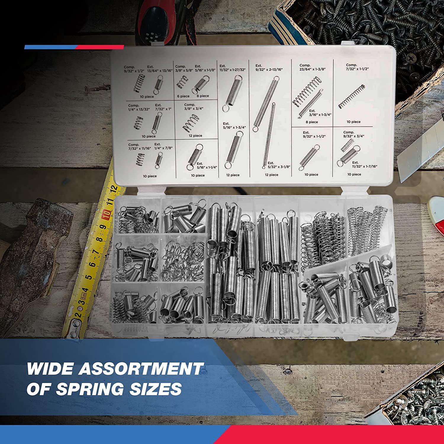 Sprit Designs Spring 6セット 100pcs. NEIKO Spring Assortment Set Extension & Compression Sprin – NEIKO®