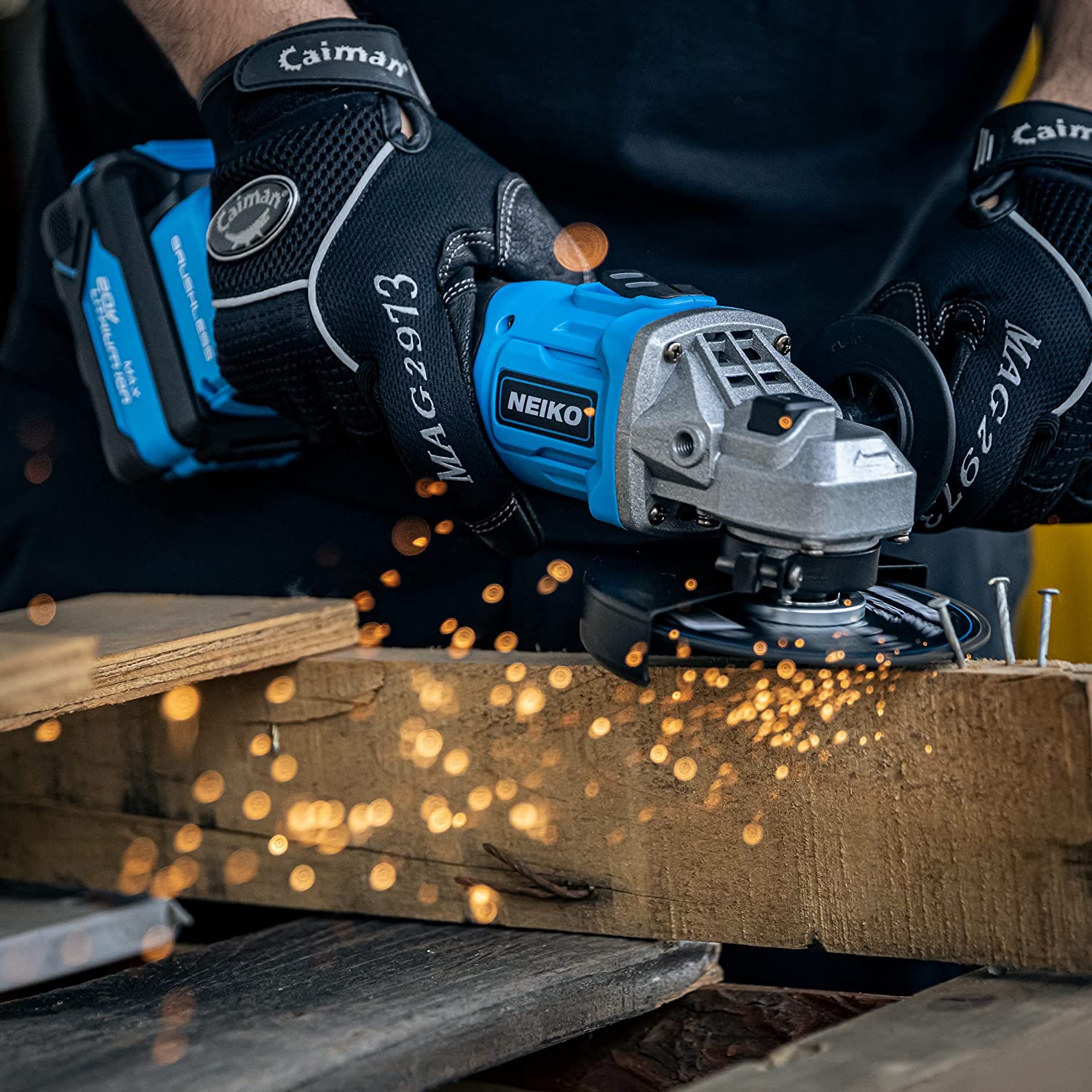 Cordless Angle Grinder — 4-1/2", Variable Speed Brushless, 20V Li-Ion