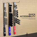 NEIKO 03968A Offset Handle Socket Holder Rail, 3 Piece Organizer Set | 1/4, 3/8 and 1/2-Inch Drive