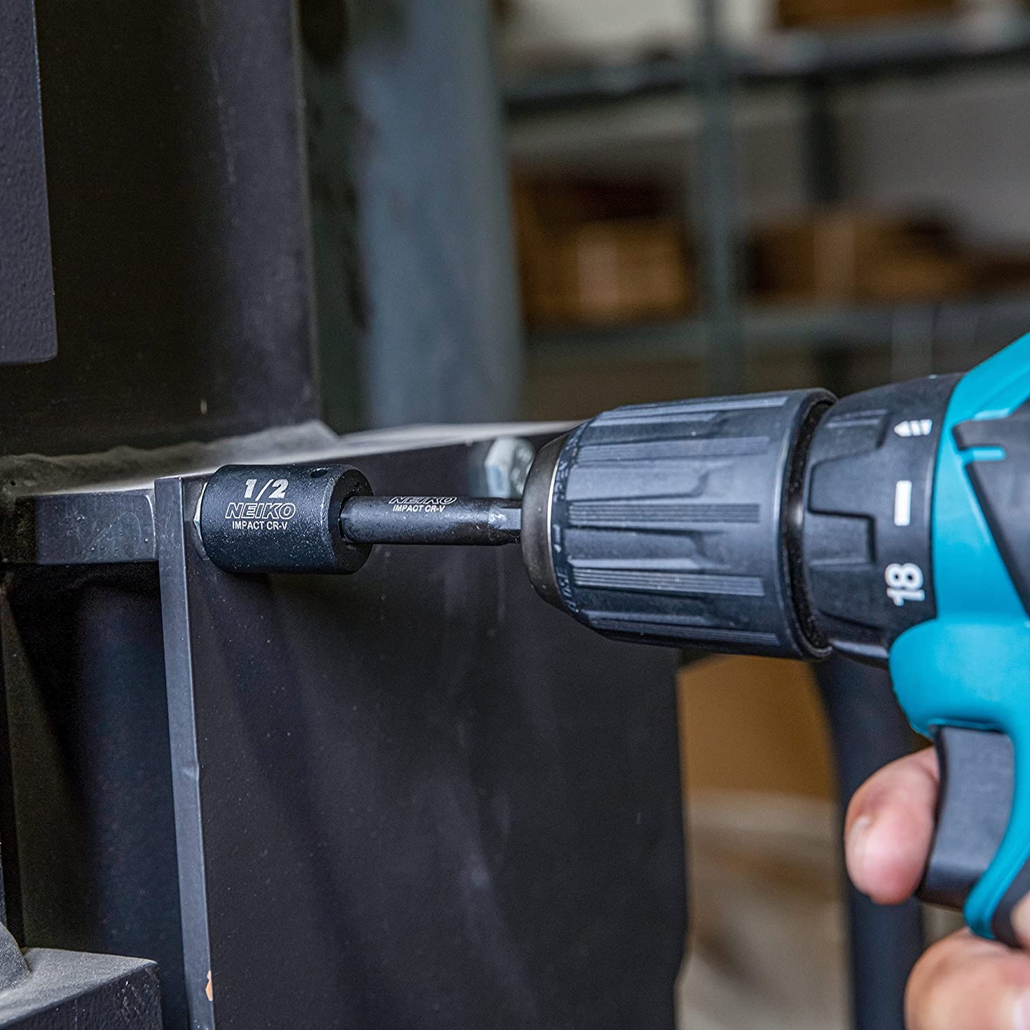 02435A, 22 Piece, 1/4 Socket Set, Standard 3/16” – 9/16” SAE, Deep & Shallow Sockets