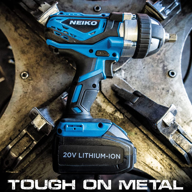 Neiko 10878A 1/2-Inch-Drive High-Torque Cordless Electric Impact