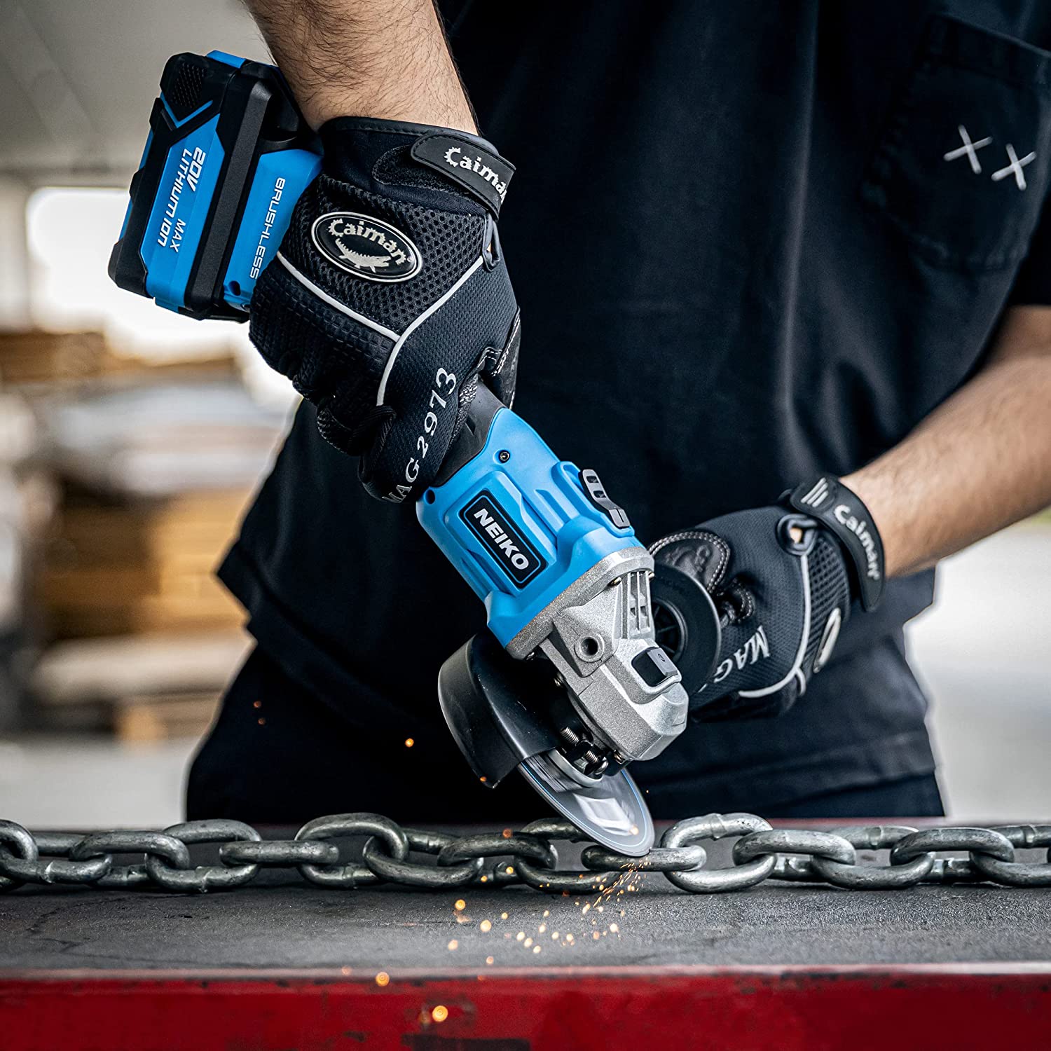 Cordless Angle Grinder — 4-1/2", Variable Speed Brushless, 20V Li-Ion