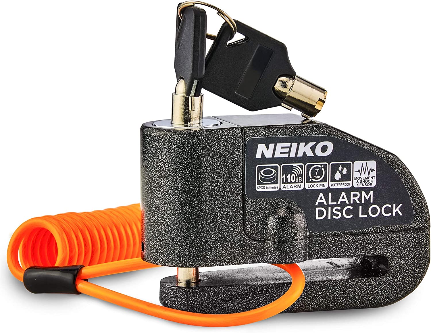 Motorcycle Locks Anti Theft with Alarm, Motorcycle Disc Lock with Alarm