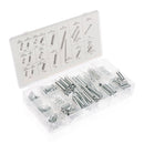 NEIKO 50456A Spring Assortment Set | 200 Piece | Compression and Extension Springs Kit | Zinc Plated Steel | Assorted Sizes for All Types of Home Repairs and DIY Projects